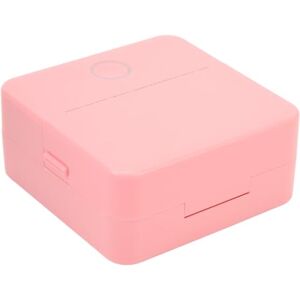 BROLEO Mini Portable Thermal Printer, Environmental Inkless Printing Effect Pocket Printer Environmental Wrong Question Clear Printing for School (Pink)