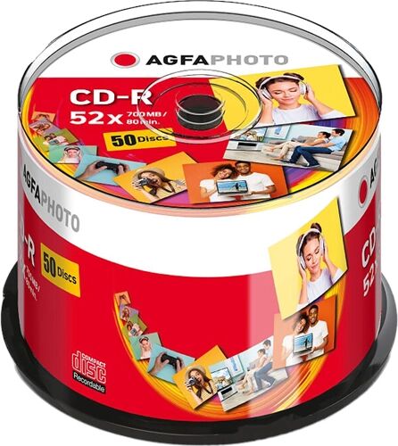 Agfa Photo CD-R 700 MB (50er Cakebox) Accessoires informatiques  Original 400002