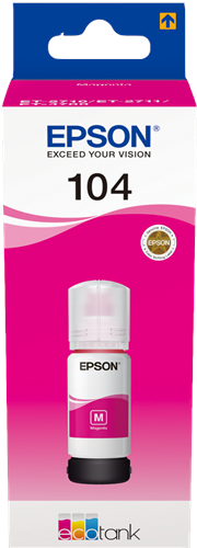 Epson 104 Cartouche d'encre Magenta Original C13T00P340