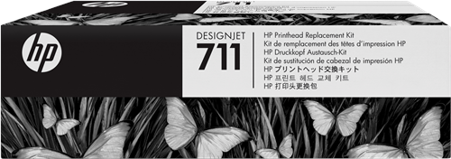 HP 711 Tête d'impression Noir(e) / Cyan / Magenta / Jaune Original C1Q10A