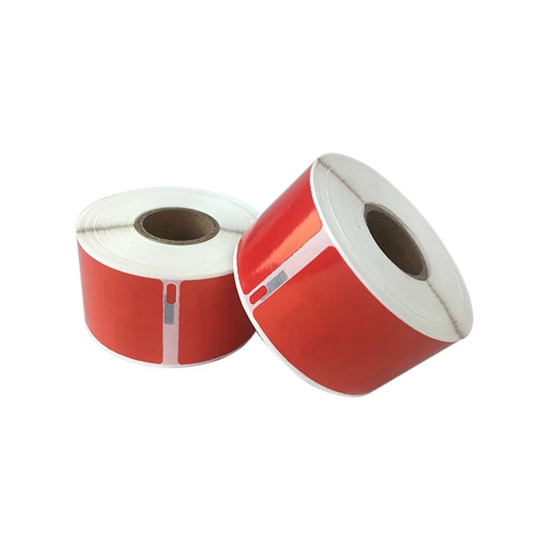 Étiquettes Dymo Compatibles 99012 ROUGE - 89 x 36mm