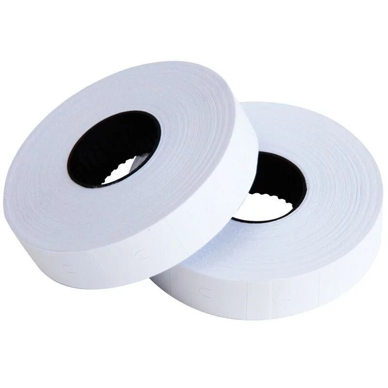 Etiquettes prix 32 x 19 Blanc Amovible - Boite de 30 rouleaux