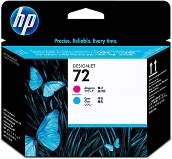 HP 72 Cyan & Magenta P/head