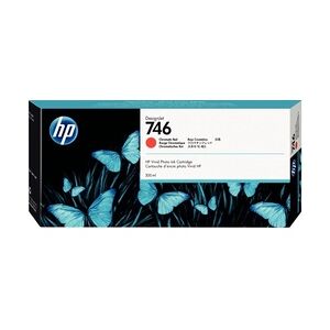 HP Tintenpatrone 746 chroma. rot 300ml für DesignJet Z6