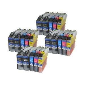 20x Tinte kompatibel für Brother MFC-J680DW MFC-J880DW 8x schwarz 4x je Farbe (CY Cyan M Magenta Y Yellow )