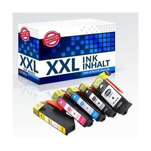 5x IBC Tintenpatronen 33XL Kompatibel für Epson XP-630 XP-635 XP-640 XP-540 XP-530 5 Stück 0 (1x Black 1x Black 1x Cyan 1x Magenta 1x Yellow - 12 ml)