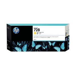 HP Tintenpatrone 728 gelb 300ml für für DesignJet T830 MFP