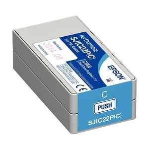 Epson Tintenpatrone, cyan, für ColorWorks C3500, Inhalt: 32,5 ml