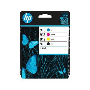 Hewlett Packard HP 4er Set Tintenpatronen 912 schwarz, cyan, magenta, gelb