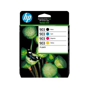 Hewlett Packard HP 4er Set Tintenpatronen 903 schwarz, cyan, magenta, gelb