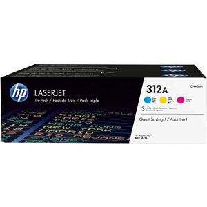 Hewlett Packard hp 3er Set Druckkassetten CF440AM, Nr. 312A cyan, magenta, gelb