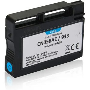 TonerPartner Kompatibel zu HP CN058AE / 933 Tintenpatrone, cyan