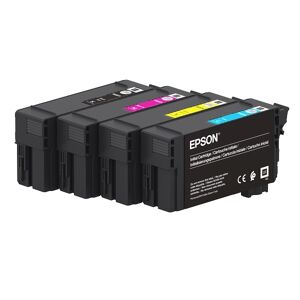 Epson Tinten-Set HC SureColor SC-T2100 SC-T3100 SC-T5100 SC-T5100n SC-T3100n Tinte Set Multipack 4-Pack 4er Cyan Magenta Gelb Schwarz