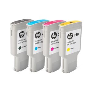 HP Tinten-Set Nr. 728 4x 300ml Designjet T730 T830 Tintenset Tinte 4er 4-Pack Multipack