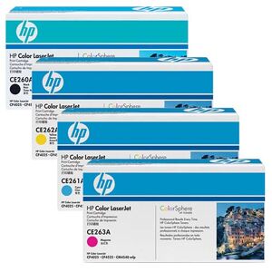 HP Toner-Set (Cyan, Magenta, Yellow, Schwarz) für CP4025