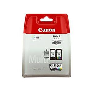 Original Canon Tintenpatronen PG-545/CL-546 CMYK, Mixpack, schwarz, Tri-Colour