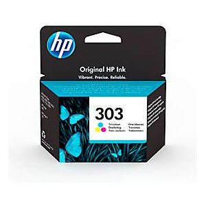 Original HP Tintenpatrone 303 CMY, Einzelpack, Tri-Colour