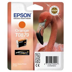 Epson Nr.T0879/c13t08794010 Blækpatron, Orange, 90