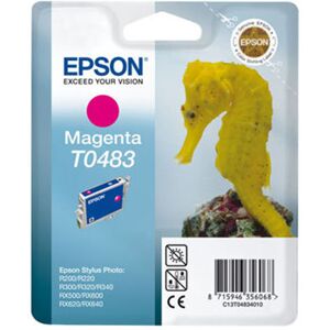 Epson Nr.T048/c13t04834010 Blækpatron, Rød, 436s