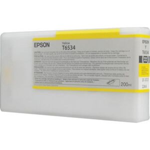 Epson Nr.T6534/c13t653400 Blækpatron, Gul, 200ml