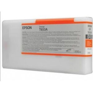 Epson Nr.T653a/c13t653a00 Blækpatron, Orange, 200m