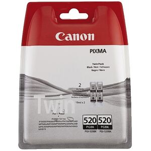 Canon Pgi-520 Twin-Pack Blækpatron, Sort, 2 X 19ml