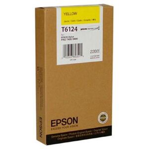 Epson C13t612400 Blækpatron, Gul, 220ml