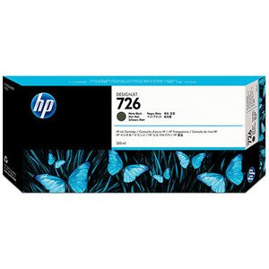 HP No 726 Ch575a Blækpatron, Matsort, 300ml