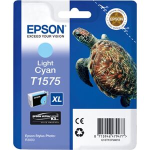 Epson Nr.T1575/c13t15754010 Blækpatron, Lys Blå