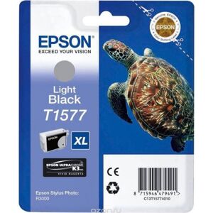 Epson Nr.T1577/c13t15774010 Blækpatron, Lys Sort