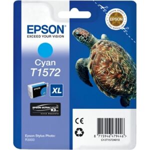 Epson Nr.T1572/c13t15724010 Blækpatron, Blå, 26ml