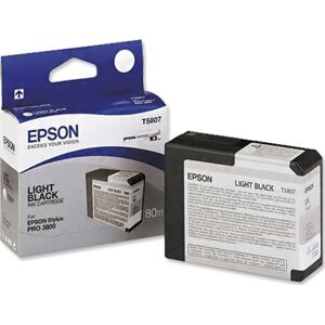 Epson C13t580700 Blækpatron, Lys Sort, 80ml