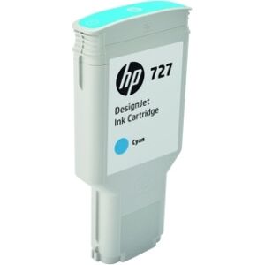 HP No 727 F9j76a Designjet Blækpatron, 300ml, Blå