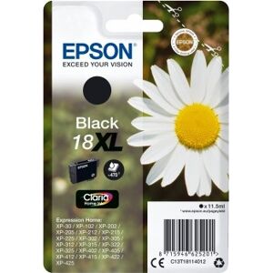 Epson 18xl Blækpatron, Sort, 470 S.