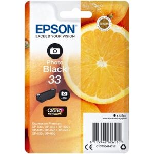 Epson 33 Blækpatron, Foto-Sort