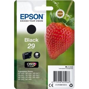 Epson C13t29814022 Blækpatron, Sort