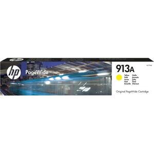 HP No 913a F6t79ae Pagewide Blækpatron, Gul, 3000s