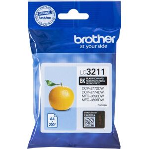 Brother Lc3211 Blækpatroner, Sort, 200s