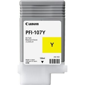 Canon Pfi-107 Blækpatron, Gul, 130 Ml.