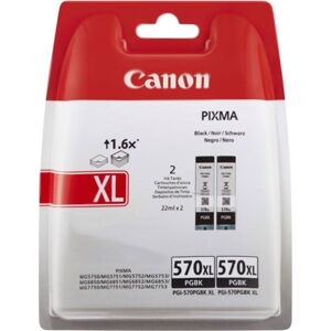 Canon Pgi-570xl Blækpatroner 2-Pak, Blister, Sort