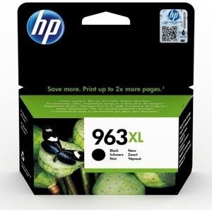 HP No 963 3ja30ae#bgx Xl Blækpatron, Sort