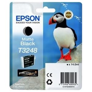 Epson T3248 Blækpatron, Mat Sort, 14 Ml