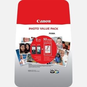 Canon Pg-560xl/cl-561xl + Fotopapir, Sampak