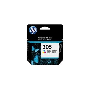 HP 305 - 4.48 ml - farve (cyan, magenta, gul) - original - blækpatron - for Deskjet 23XX, 27XX, 28XX, 41XX, 42XX  DeskJet Plus 41XX  ENVY 60XX, 64XX  ENVY Pro 64XX