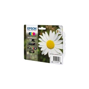 Epson 18XL Multipack - 4 pakker - XL - sort, gul, cyan, magenta - original - blister med RF alarm - blækpatron - for Expression Home XP-212, 215, 225, 312, 315, 322, 325, 412, 415, 422, 425