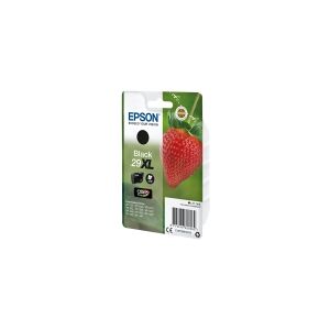 Epson 29XL - 11.3 ml - XL - sort - original - blister med RF/akustisk alarm - blækpatron - for Expression Home XP-235, 245, 247, 255, 332, 335, 342, 345, 432, 435, 442, 445, 455