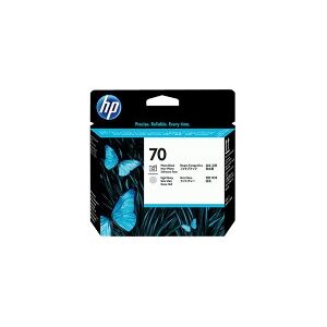 HP 70 - Lysegrå, foto-sort - printhoved - for DesignJet HD Pro MFP, T120, Z2100, Z3100, Z3100ps, Z3200, Z3200ps, Z5200, Z5400