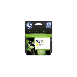 HP 951XL - Højtydende - gul - original - blækpatron - for Officejet Pro 251dw, 276dw, 8100, 8600, 8600 N911a, 8610, 8615, 8620, 8625, 8630