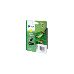 Epson T0544 - 13 ml - gul - original - blister - blækpatron - for Stylus Photo R1800, R800