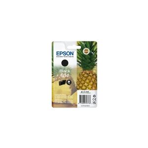 Epson 604 - 3.4 ml - sort - original - blister med RF/akustisk alarm - blækpatron - for Expression Home XP-2200, 2205, 3200, 3205, 4200, 4205  WorkForce WF-2910, 2930, 2935, 2950